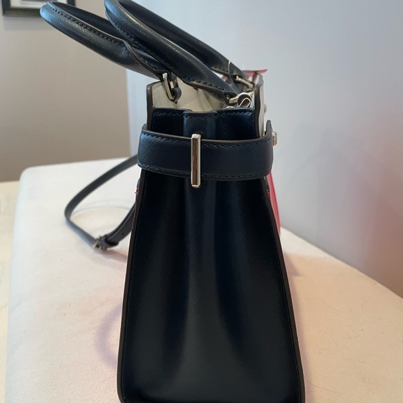 Kate Spade Medium Satchel Red Multi Crossbody Satchel - Picture 3 of 9